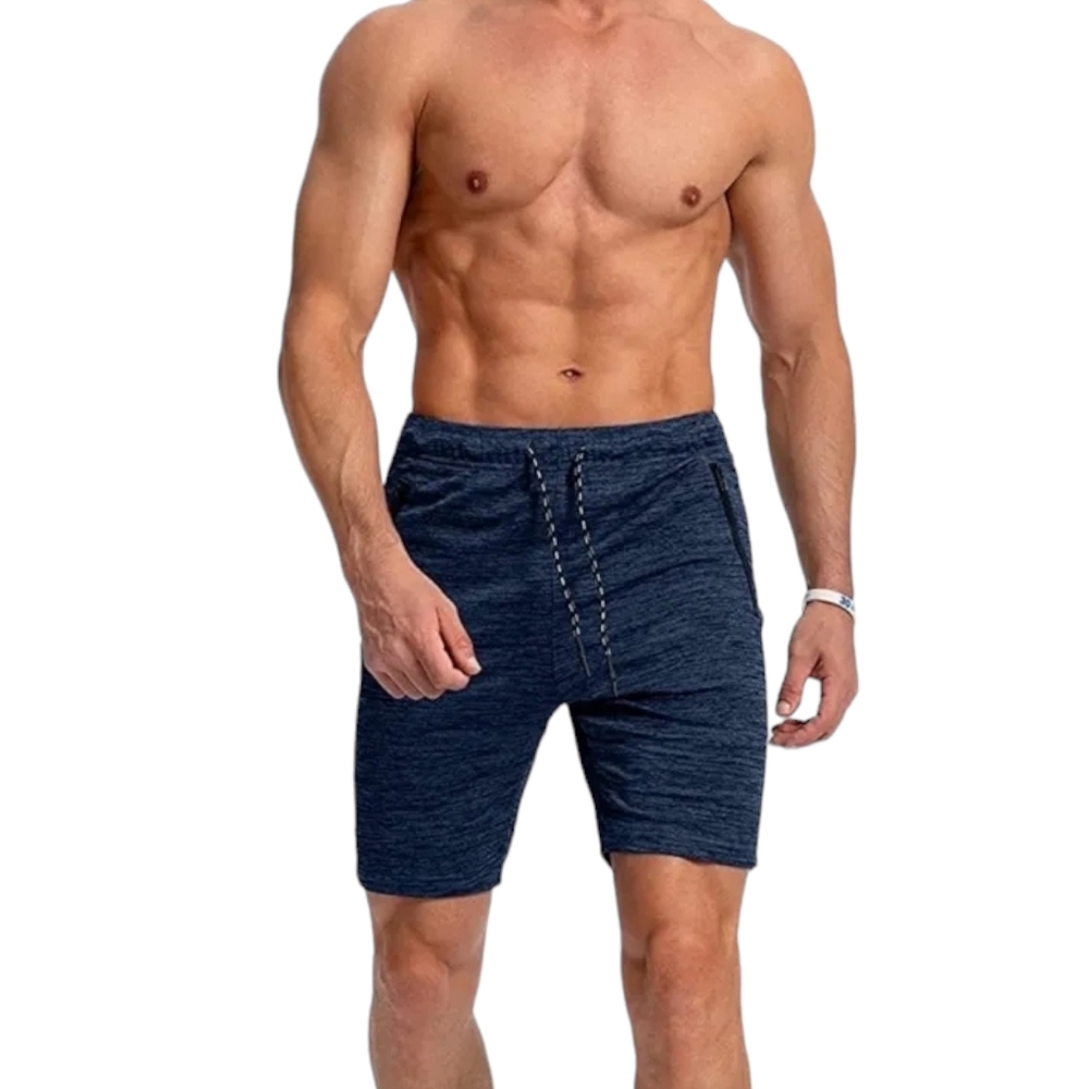 Griopex Men's Navy Blue Athletic Lightweight Running Stretchy Lounge Shorts, M